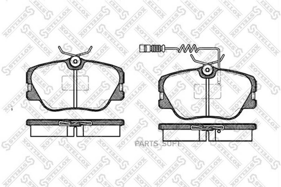 

Тормозные колодки Stellox 200002BSX