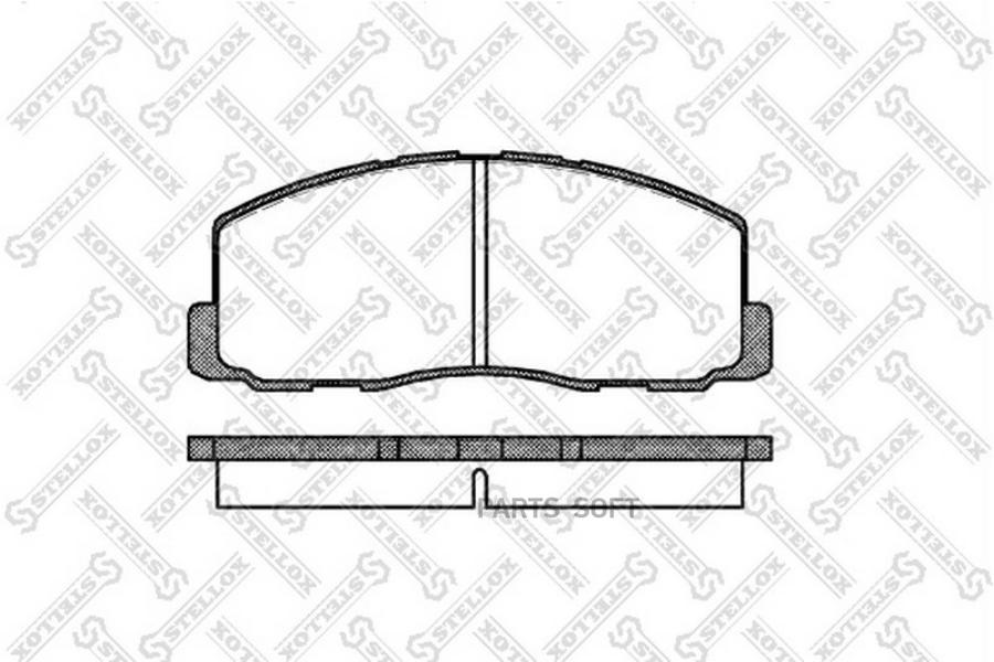 Тормозные колодки Stellox 199000SX