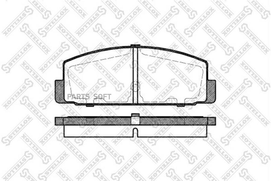 

Тормозные колодки Stellox 190030BSX