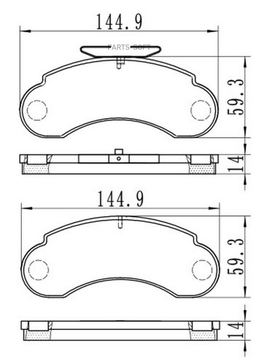 

Тормозные колодки Stellox 153020SX