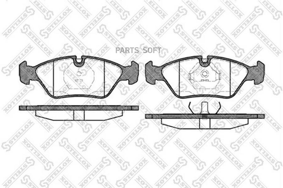 

Тормозные колодки Stellox 150000BSX