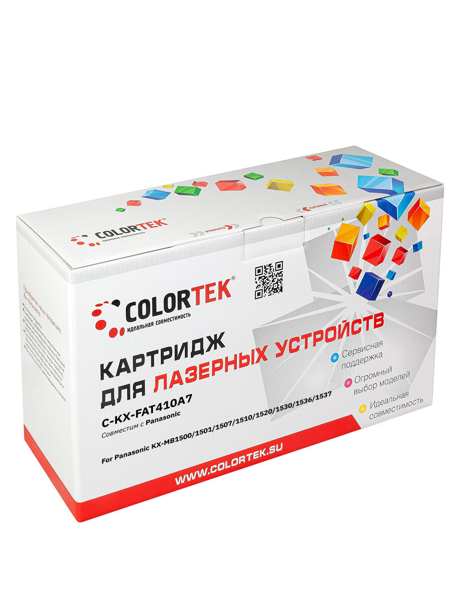 фото Картридж для лазерного принтера colortek (107351) прозрачный, совместимый