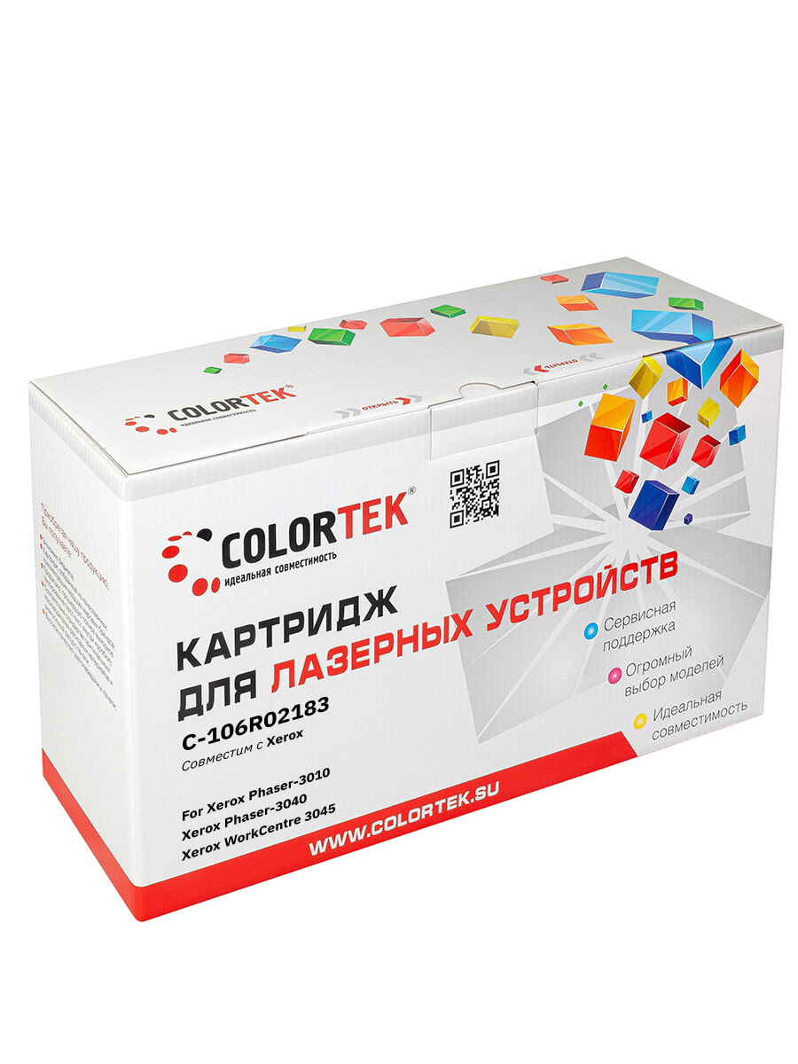 

Картридж для лазерного принтера Colortek (104524) прозрачный, совместимый