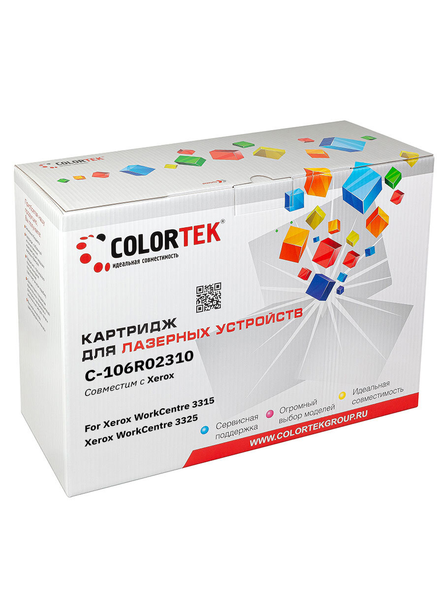 

Картридж для лазерного принтера Colortek 104513 Black, совместимый, Черный