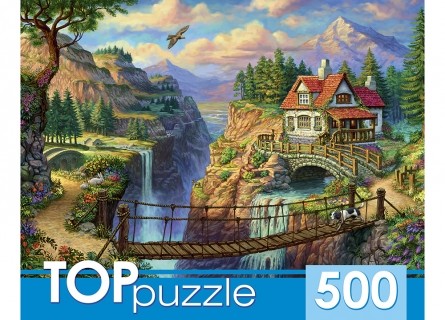 

Пазлы "Toppuzzle. Домик на обрыве", 500 элементов