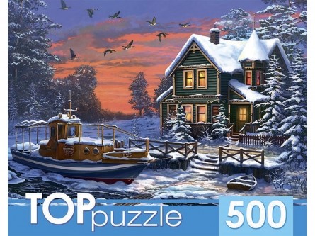 

Пазлы "Toppuzzle. Зимний пейзаж", 500 элементов
