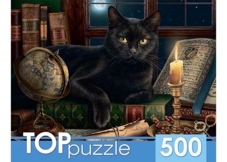 

Пазлы "Toppuzzle. Черный кот", 500 элементов