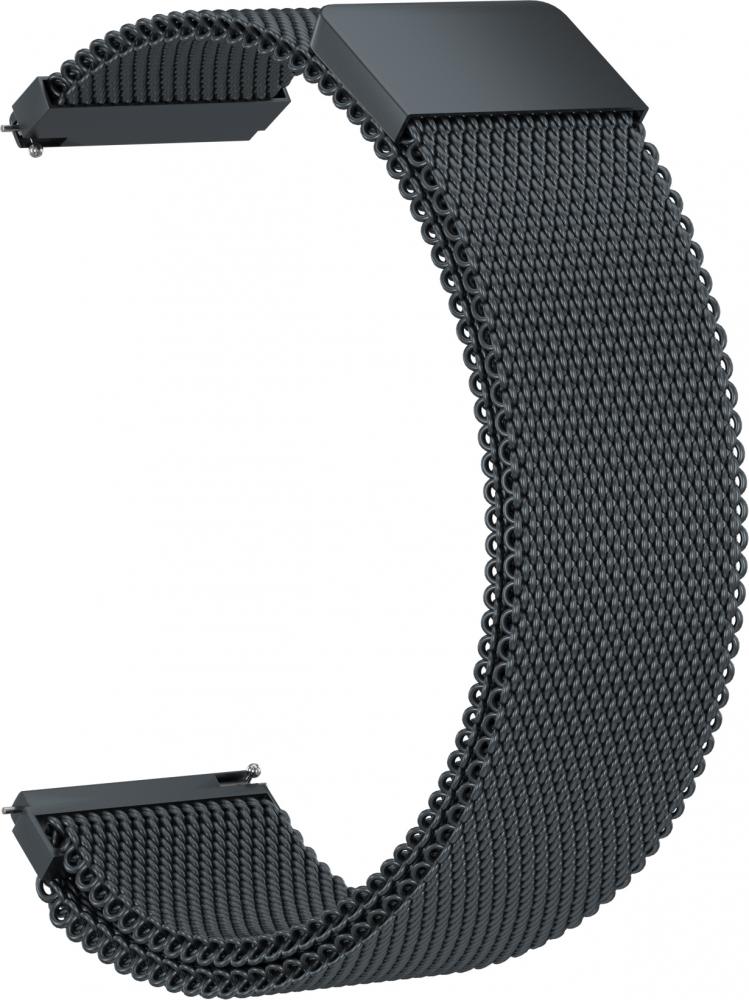 

Ремешок металлический GSMIN Milanese Loop 22 для Amazfit GTR 2e (Темно-серый), Ремешок металлический GSMIN Milanese Loop 22 для Amazfit GTR 2e