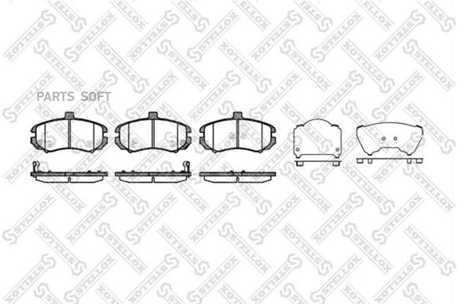 

Тормозные колодки Stellox 1205002SX