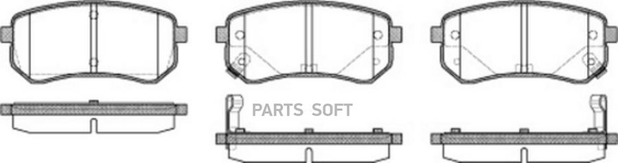 

Тормозные колодки Stellox 1146002SX