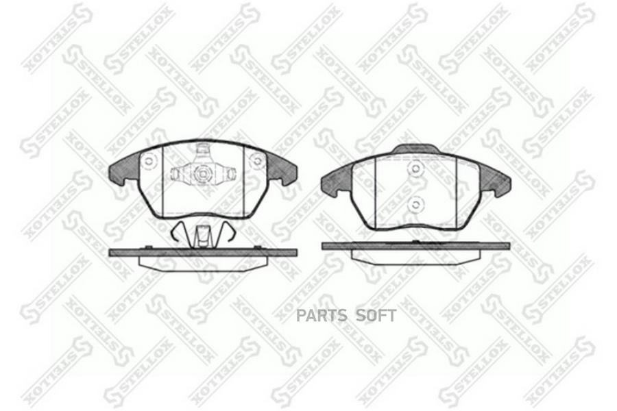 

Тормозные колодки Stellox 1041010SX