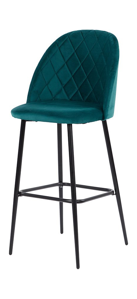 

Барный стул Hoff Ostin 80435056, чёрный глянец/тёмно-бирюзовый, Ostin
