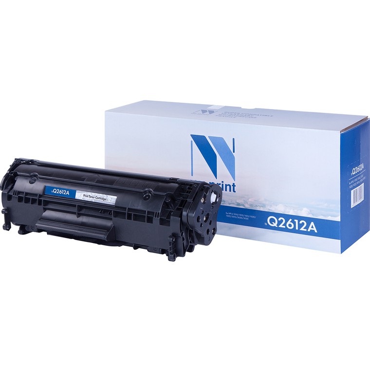 

Тонер-Картридж для принтера NV Print (NVQ2612A) черный, совместимый