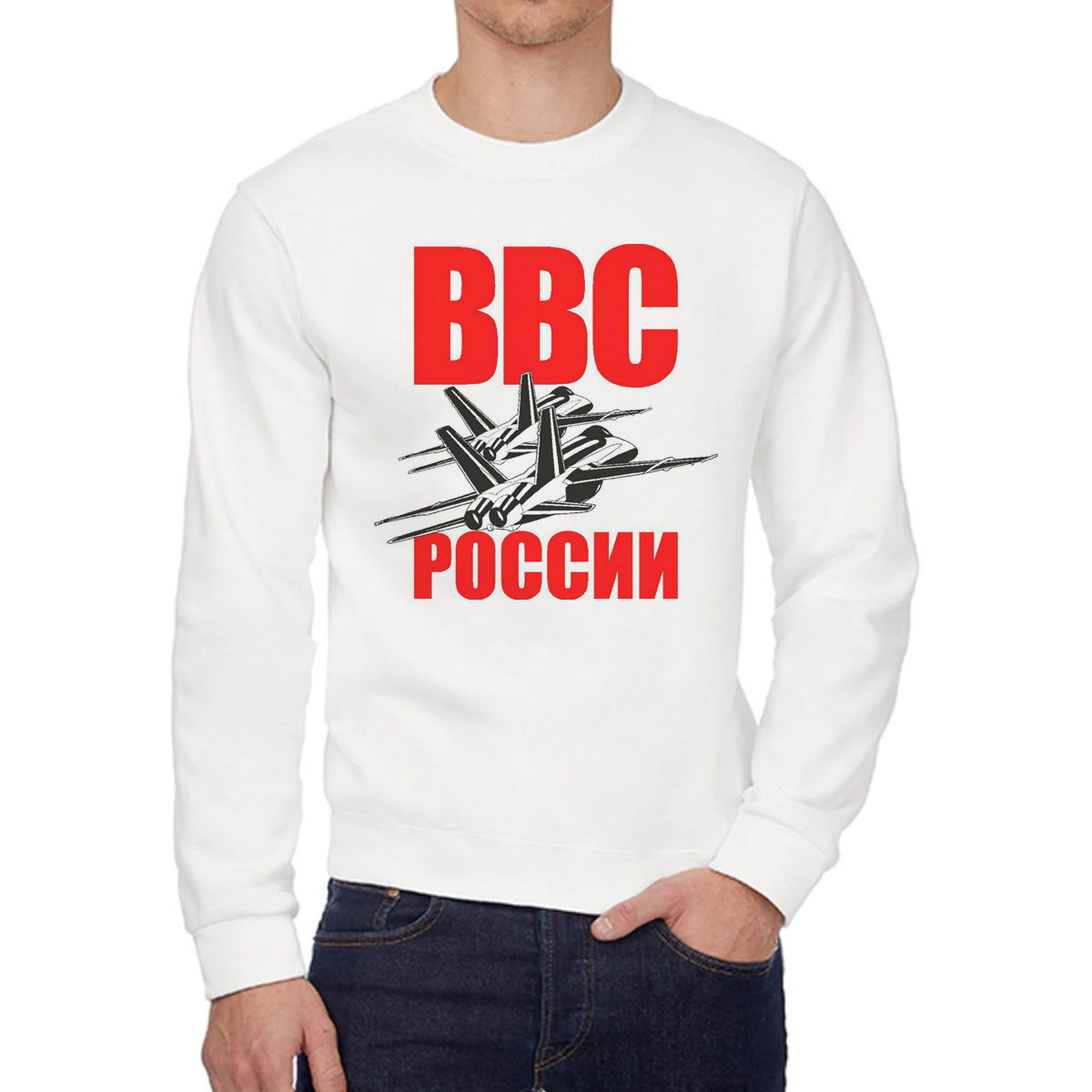 

Свитшот унисекс CoolPodarok W0113558 белый 52 RU, W0113558