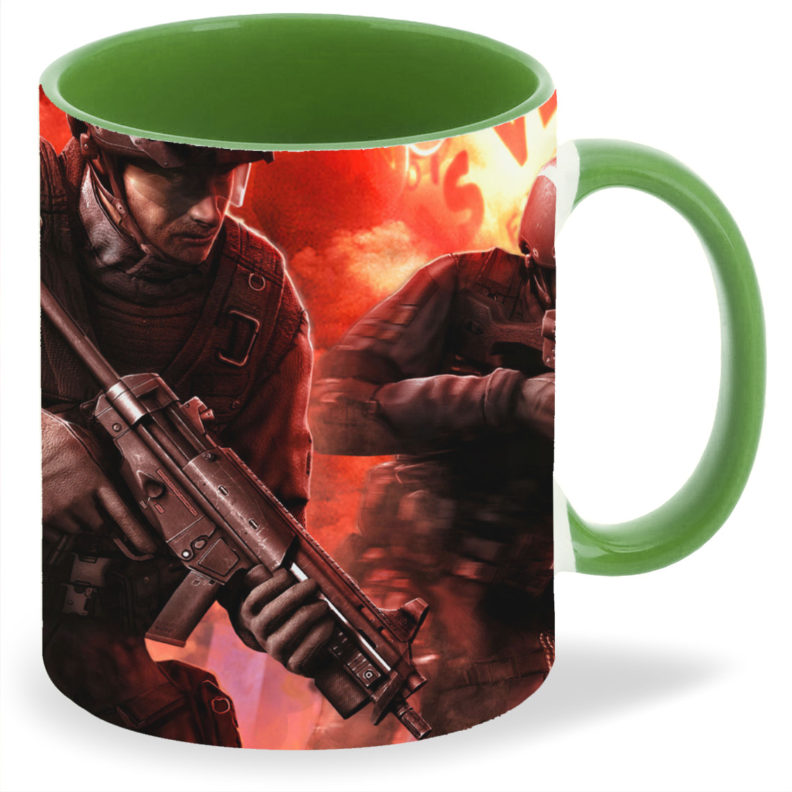 

Кружка CoolPodarok Rainbow Six Vegas Дымовые шашки и солдаты, Rainbow Six Vegas Дымовые шашки и солдаты