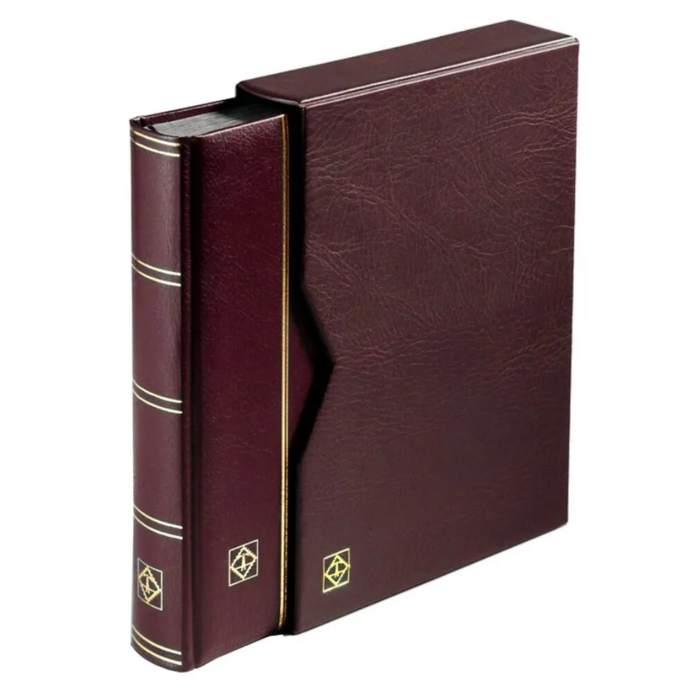 

Альбом для марок Leuchtturm 329277 LZS4/16 в футляре на 32 страницы, бордовый