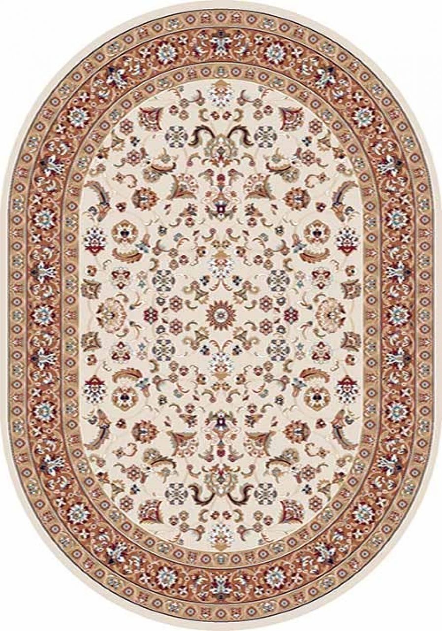 

Ковер SHAHREZA d210 CREAM-TERRA 2 Овал ворс 9 мм Полипропилен 2x2,85 м