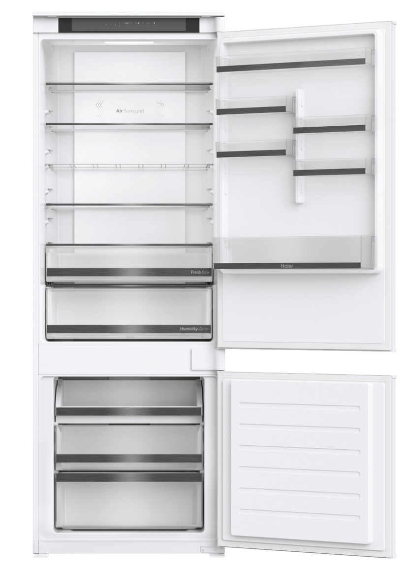 Встраиваемый холодильник Haier HBW5719ERU белый холодильник side by side haier hrf 535dm7ru