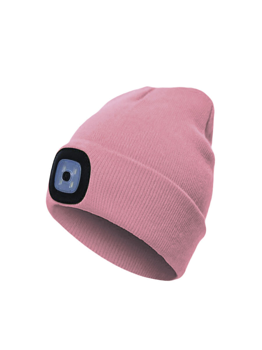 

Фонарь налобный на шапке КОСМОС KOCHat_pink