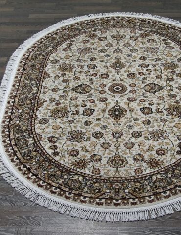 

Ковер SHAHREZA d203 CREAM-BROWN Овал ворс 9 мм Полипропилен 2x2,85 м