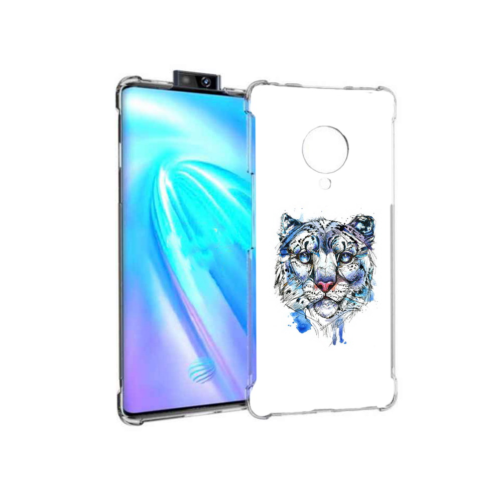 

Чехол MyPads Tocco для Vivo NEX 3 водяной тигр (PT136035.381.263), Прозрачный, Tocco