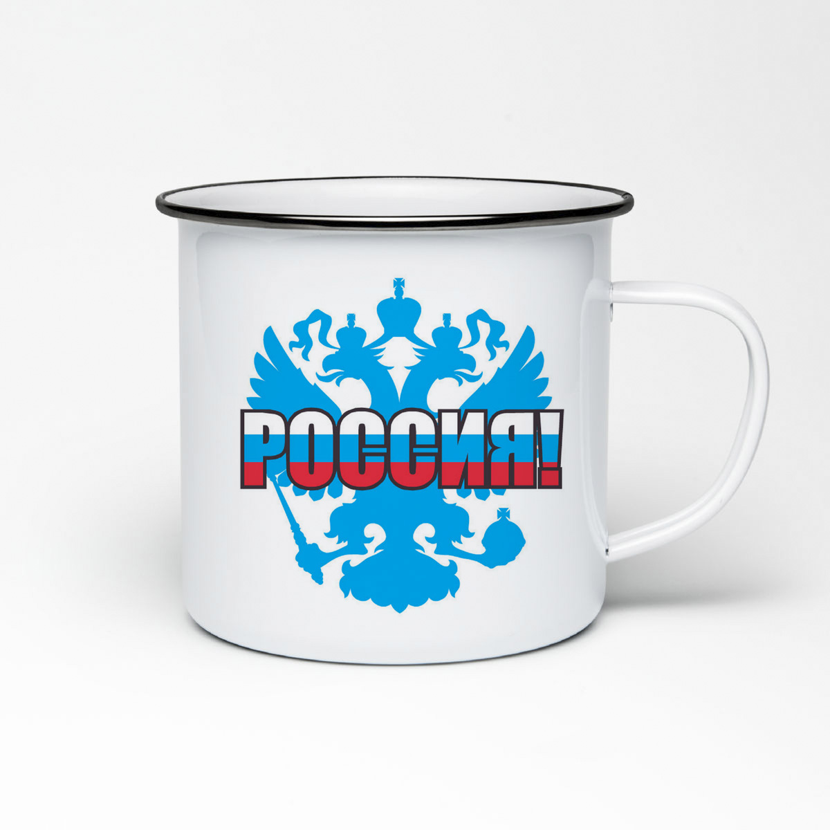

Кружка металлическая CoolPodarok Россия Герб