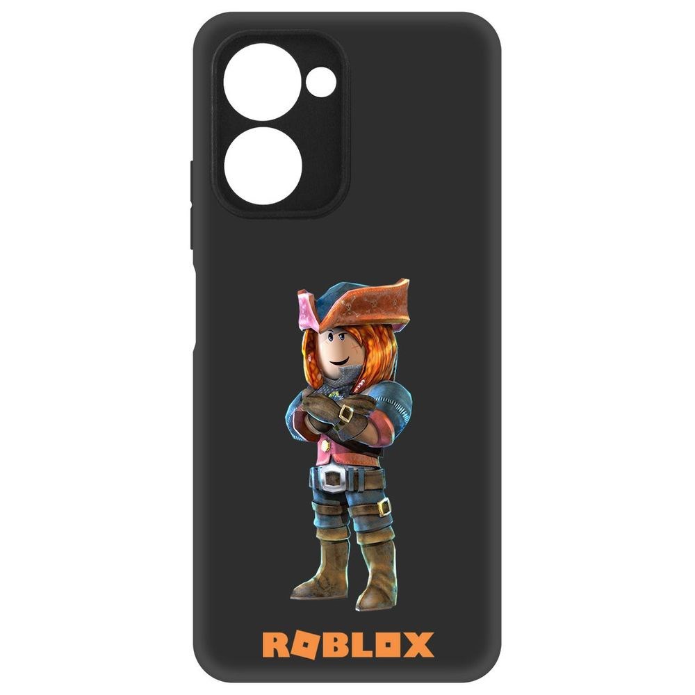 

Чехол-накладка Софт Roblox-Эзебель для Realme C33, Черный