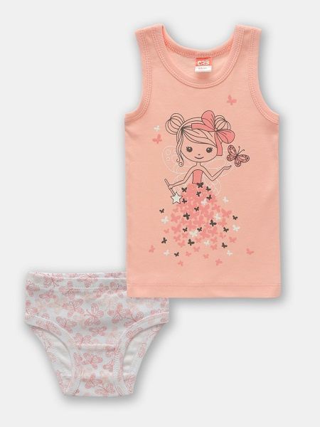 Комплект нижнего белья Cherubino CWMG 30022-47 коралловый, 104