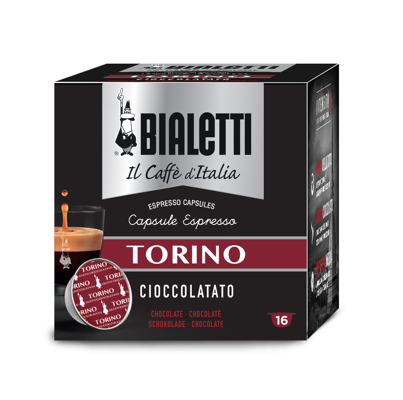 Капсулы Bialetti "Torino" 16 шт. Италия