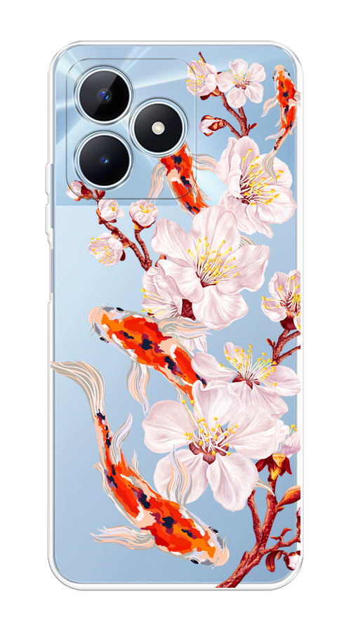 

Чехол на Realme C60 "Карпы и сакура", 2516550-1