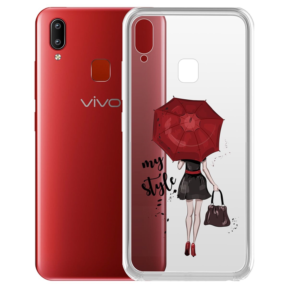 

Чехол-накладка Krutoff Clear Case Мой стиль для Vivo Y91/Y91i/Y93/Y95, Разноцветный