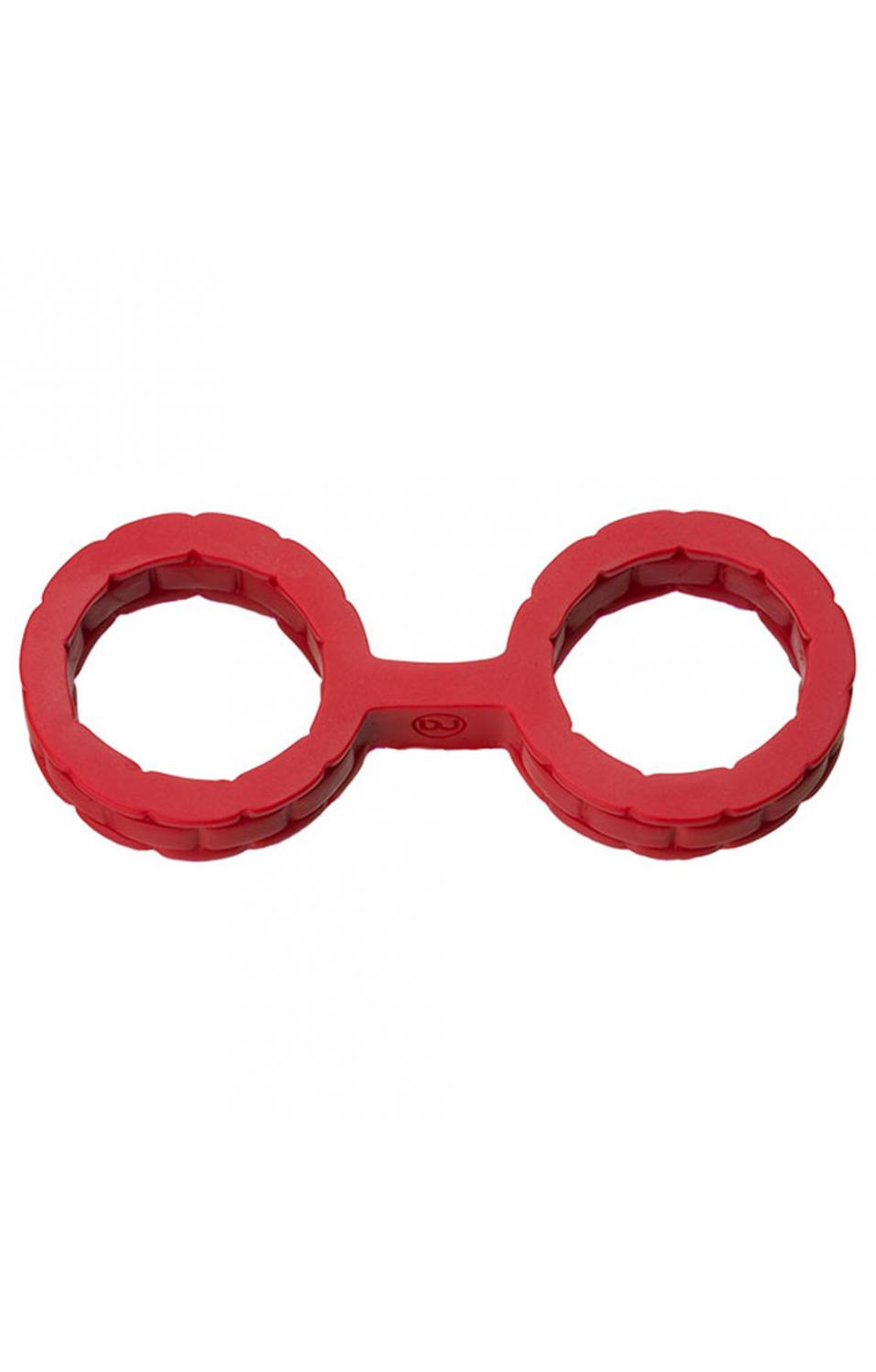 фото Japanese bondage silicone handcuffs red 2102-01-bx doc johnson