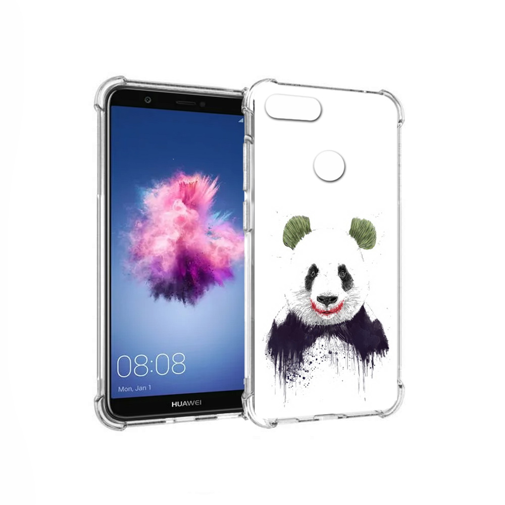 

Чехол MyPads Tocco для Huawei P Smart панда джокер (PT99436.32.533), Прозрачный, Tocco