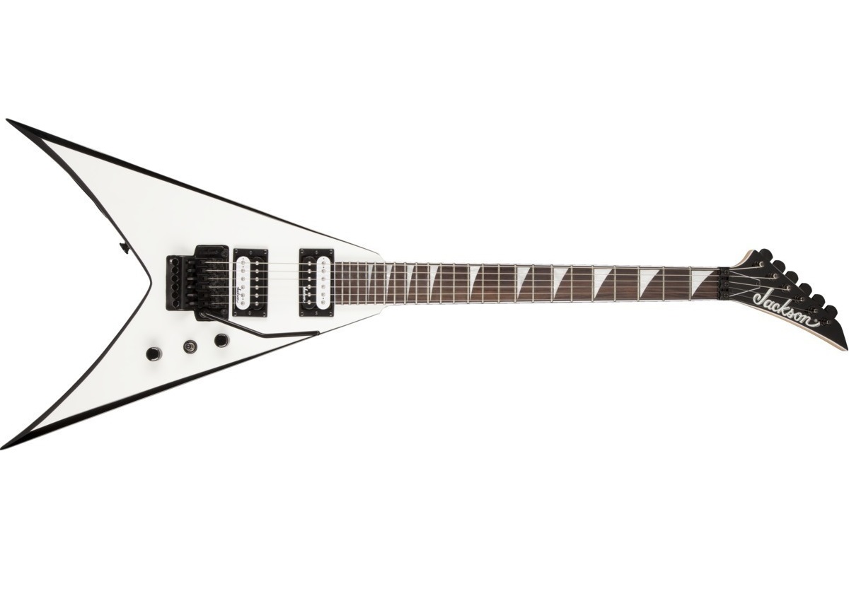 

Электрогитара Jackson JS32 KING V White with Black Bevels, JS32 KING V