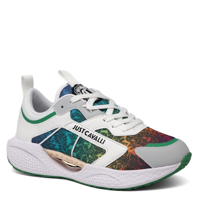 

Кроссовки женские Just Cavalli 76RA3SH8 белые 38 EU, Белый, 76RA3SH8