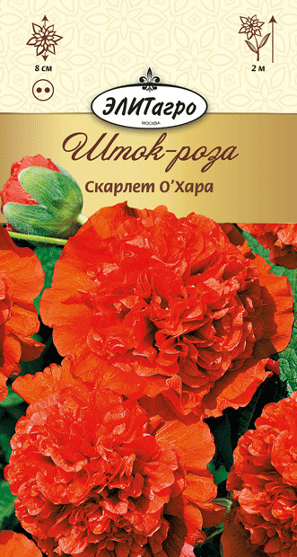 

Семена. Шток-Роза "Скарлет О'Хара", двулетник (вес: 0,1 г)