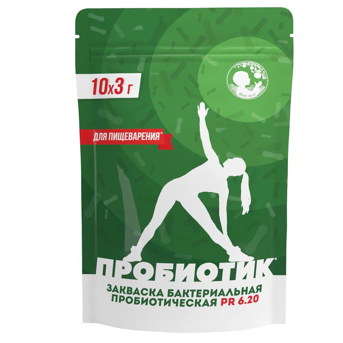 Закваска «Пробиотик для пищеварения», 10 стиков х 3г Иван-поле