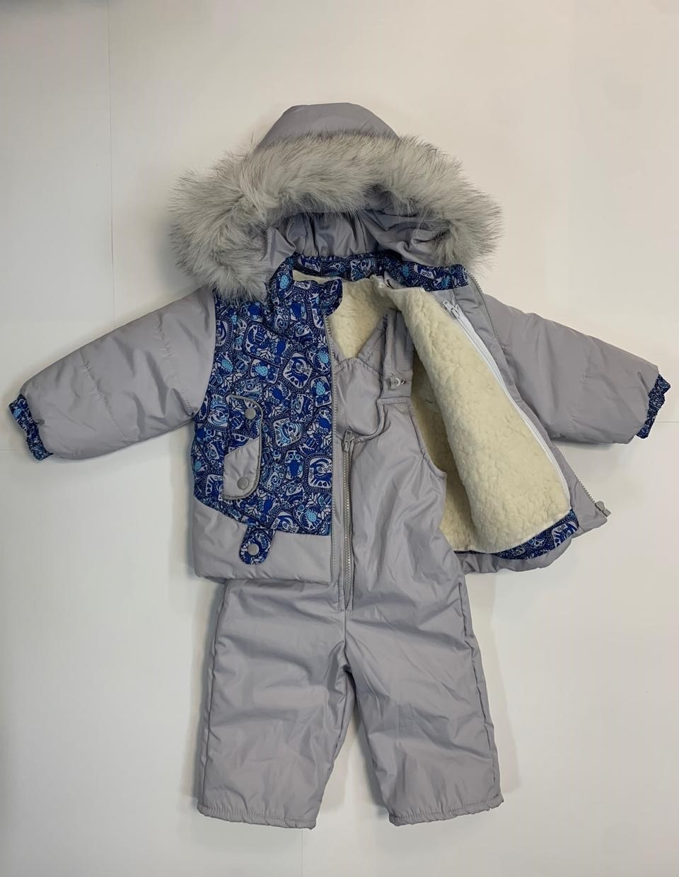 

Комплект верхней одежды malek baby 412ШМ/2, серая этника, 80, Серый, 412ШМ/2