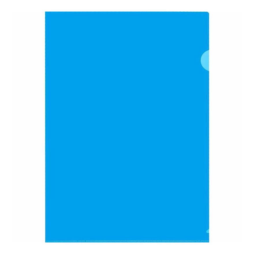 

Папка-уголок Бюрократ А5 синяя