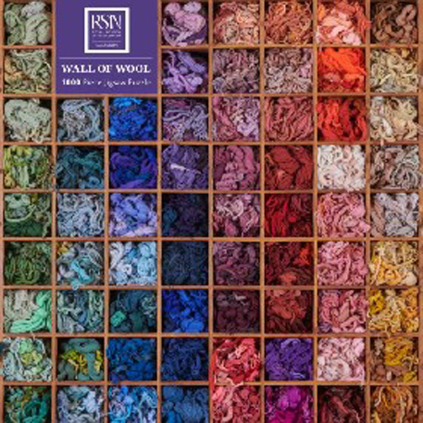 

Adult jigsaw puzzle: royal school of needlework: wall of wool / Fildes, David