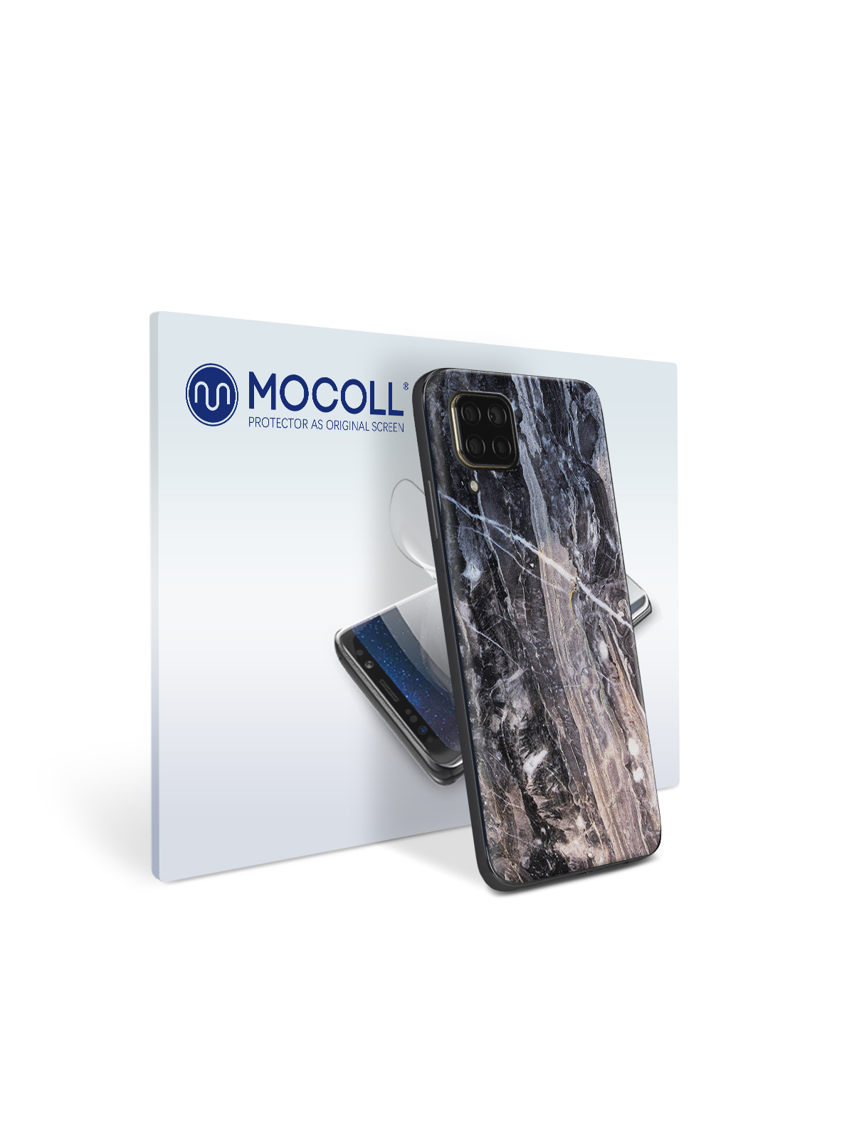 

Пленка защитная MOCOLL для задней панели Huawei Nova 4E Камень Серый