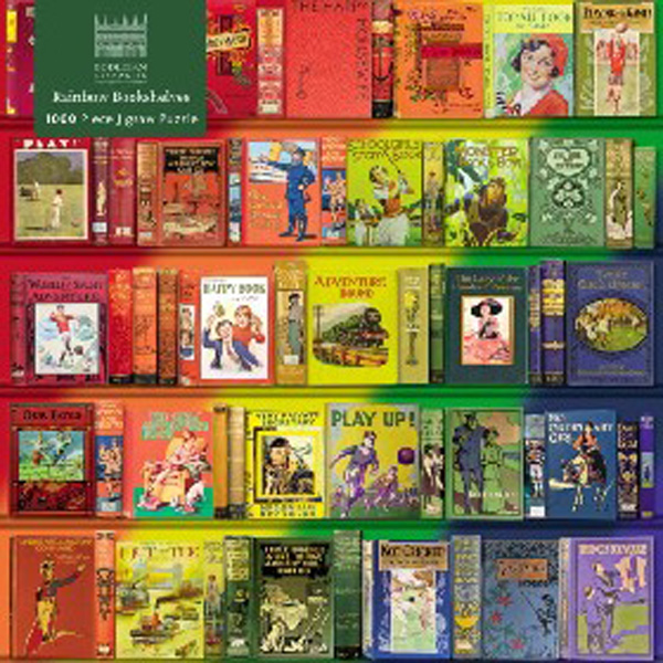 

Adult jigsaw puzzle bodleian libraries: rainbow bookshelves