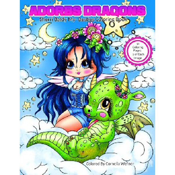 

Adorbs Dragons Sherri Baldy My-Besties Coloring Book / Baldy Sherri
