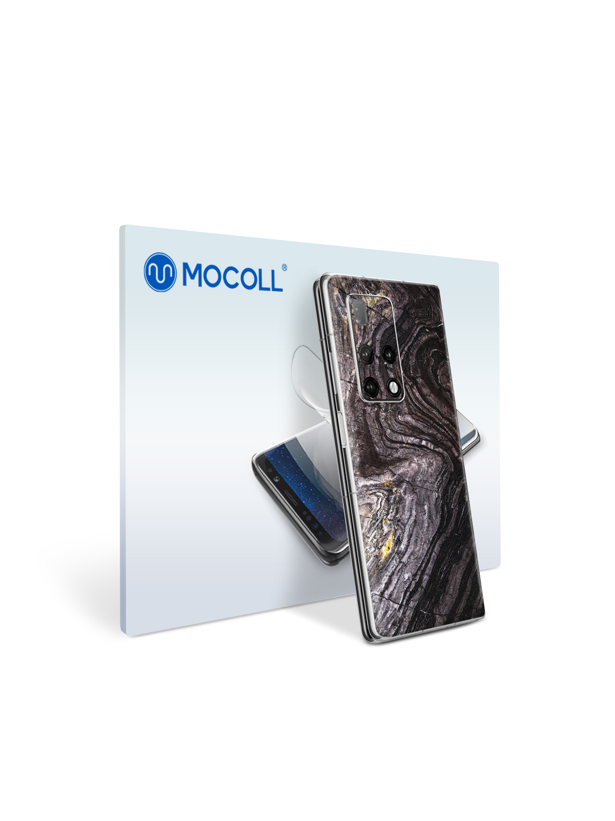 

Пленка защитная MOCOLL для задней панели Huawei Mate X2 Камень Черный, Mate X2