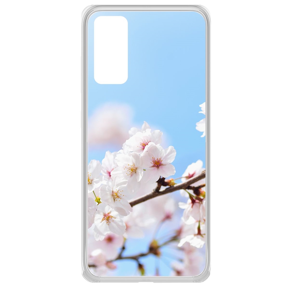 

Чехол-накладка Krutoff Clear Case Цветение для Samsung Galaxy S20 (G980)