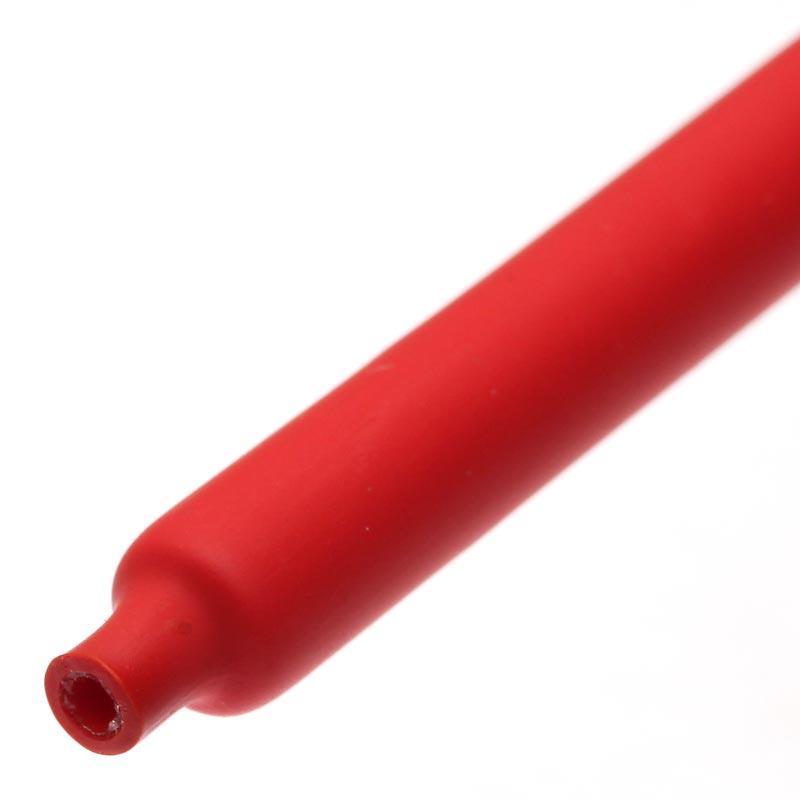 Термоусадочные клеевые трубки 3:1 без подавления горения ТТК(3:1)-9/3 мм, красные (1 м)