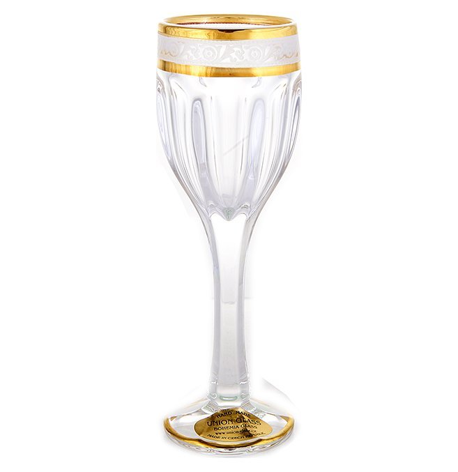 фото Рюмки 50 мл 6 шт union glass "сафари цветочный кант золото" 151520 "union glass"