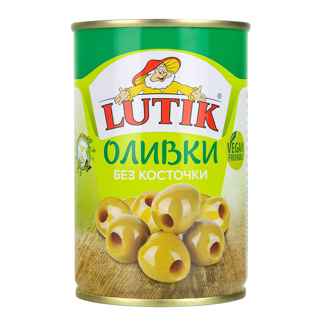 Оливки Lutik без косточки 280 г 145₽