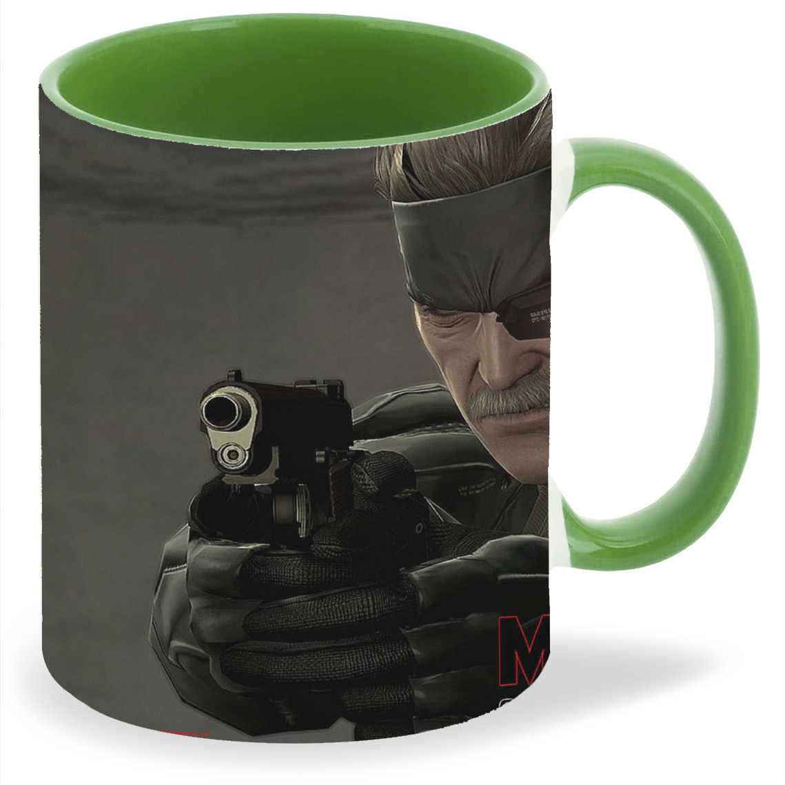 

Кружка CoolPodarok MGS4 Old Snake Пожилой Солдат, MGS4 Old Snake Пожилой Солдат