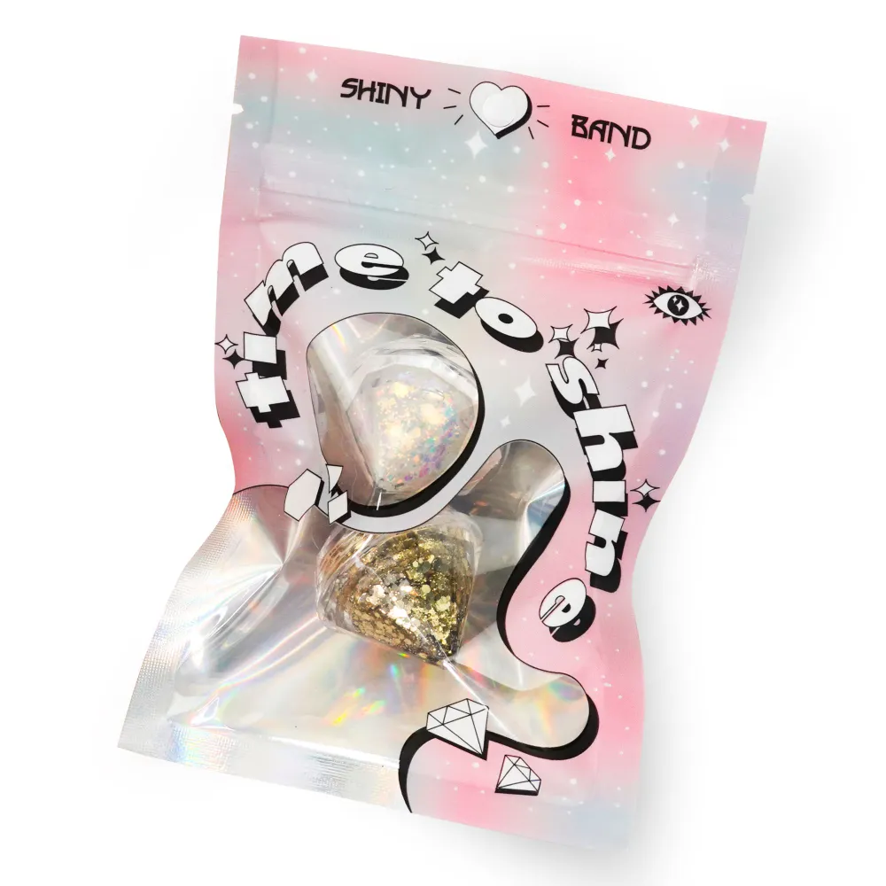 Набор глиттеров Shiny Band для лица и тела, Феникс, 2 шт